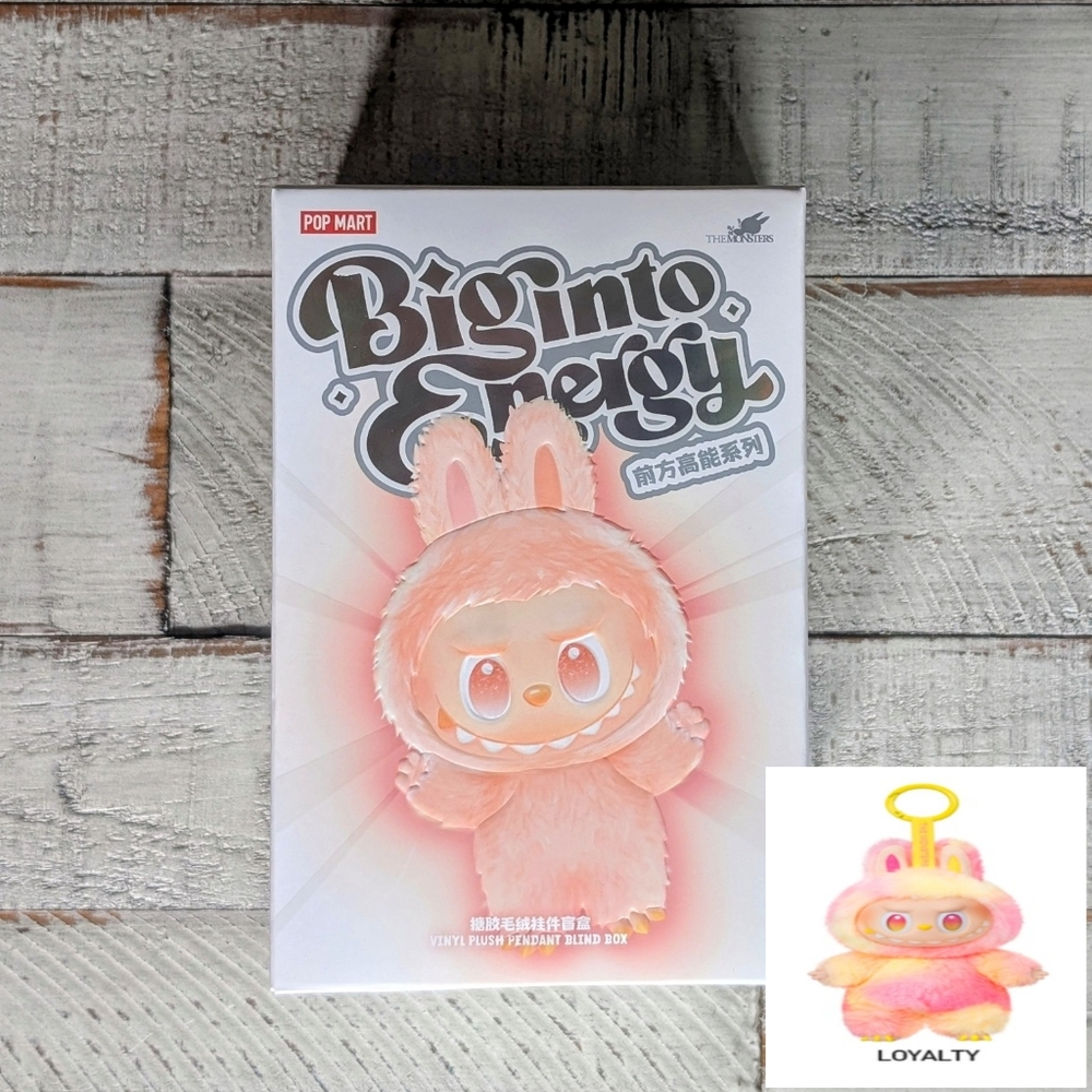 Labubu Loyalty Big Into Energy Pop Mart - Sealed New